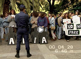 Juicio del insumiso Jose María Sánchez Leal. Intermedia Producciones. 21 de octubre de 1994. Sevilla (España).