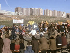 Reivindicación vecinal La Vaguada es Nuestra. 1977. Barrio del Pilar (Madrid, España)
