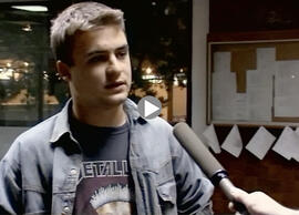 Entrevistas a estudiantes de la Escuela Técnica Superior de Ingeniería (Universidad de Sevilla). 18 de octubre de 1994. Sevilla (España).