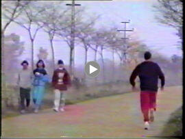 Actividades deportivas en Parque Miraflores. Habla San Diego Television. 1990-12. Sevilla (España).