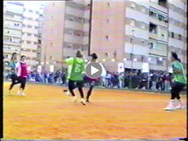Futbito femenino Día de la Constitución. Habla San Diego Television. 1990-12. Sevilla (España).
